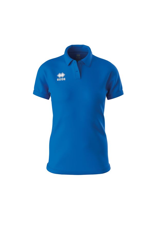 ERREA - Damska koszulka polo Errea Alexis. Typ kołnierza: polo. Kolor: niebieski. Styl: wakacyjny, sportowy