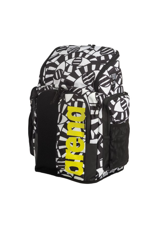Plecak Arena Team Spiky III Backpack 45 + Worek. Kolor: czarny, biały, wielokolorowy, żółty. Styl: sportowy