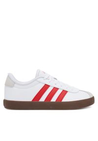 Adidas - adidas Sneakersy VL COURT 3.0 K IH3484 Biały. Kolor: biały. Materiał: syntetyk, materiał #1
