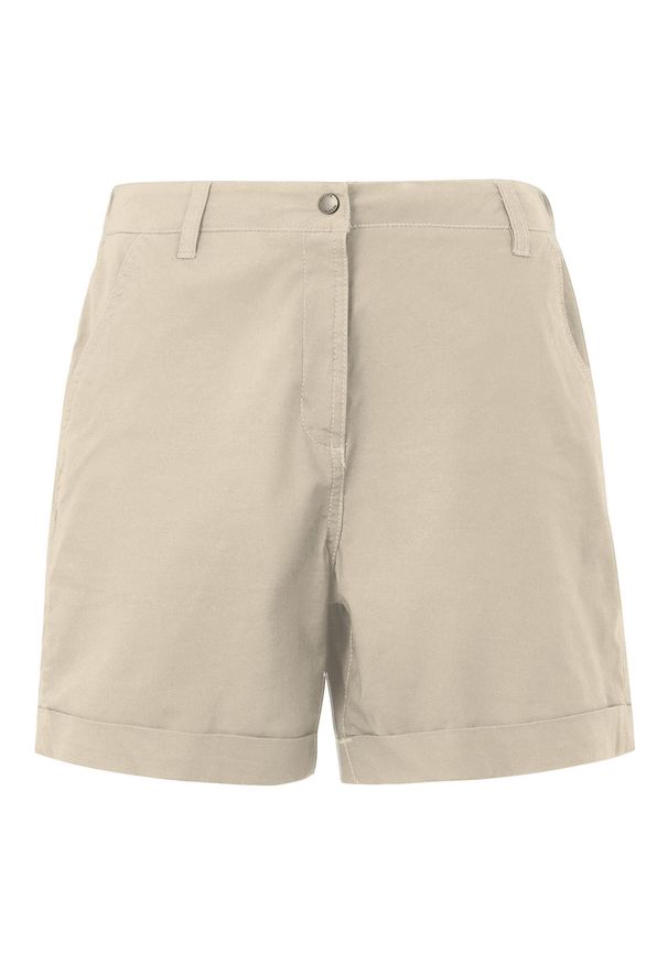 Regatta - Shorty Damskie Xanthi. Kolor: beżowy, wielokolorowy, zielony. Sport: turystyka piesza