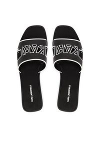 Karl Lagerfeld - KARL LAGERFELD Klapki Skoot III KL80406C Czarny. Kolor: czarny. Materiał: skóra #4