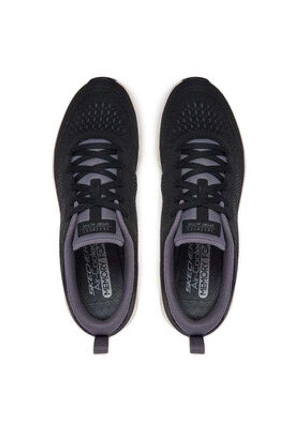 skechers - Skechers Sneakersy Glide-Step Gratify - Lume 104607/BKNT Czarny. Kolor: czarny. Materiał: materiał