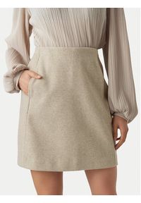 Vero Moda Spódnica ołówkowa Fortuneallison 10253954 Beżowy Slim Fit. Kolor: beżowy. Materiał: syntetyk #2