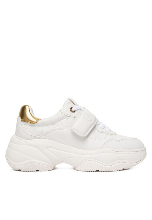 Guess Sneakersy FLFHNN ELE12 Biały. Kolor: biały. Materiał: skóra