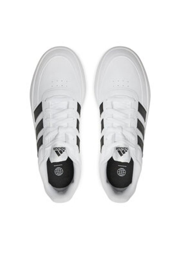 Adidas - adidas Sneakersy Breaknet 2.0 HP9426 Biały. Kolor: biały. Materiał: skóra