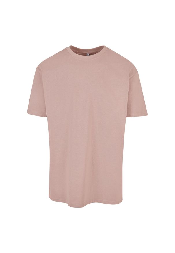 BUILD YOUR BRAND - Ponadwymiarowa Koszulka Dla Dorosłych Unisex Heavyweight. Kolor: różowy