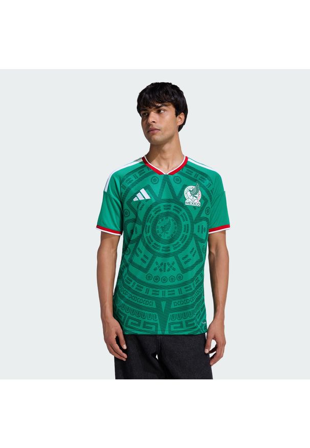 Adidas - Koszulka Mexico 26 Home Replica. Kolor: zielony. Technologia: ClimaCool (Adidas). Sport: piłka nożna