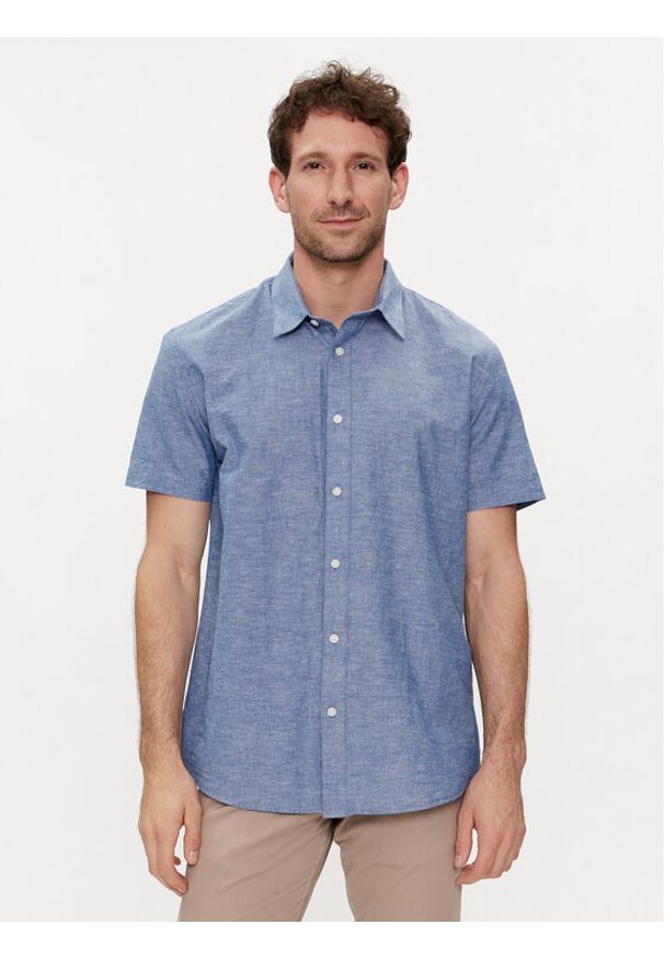Selected Homme Koszula 16092495 Niebieski Regular Fit. Kolor: niebieski. Materiał: bawełna