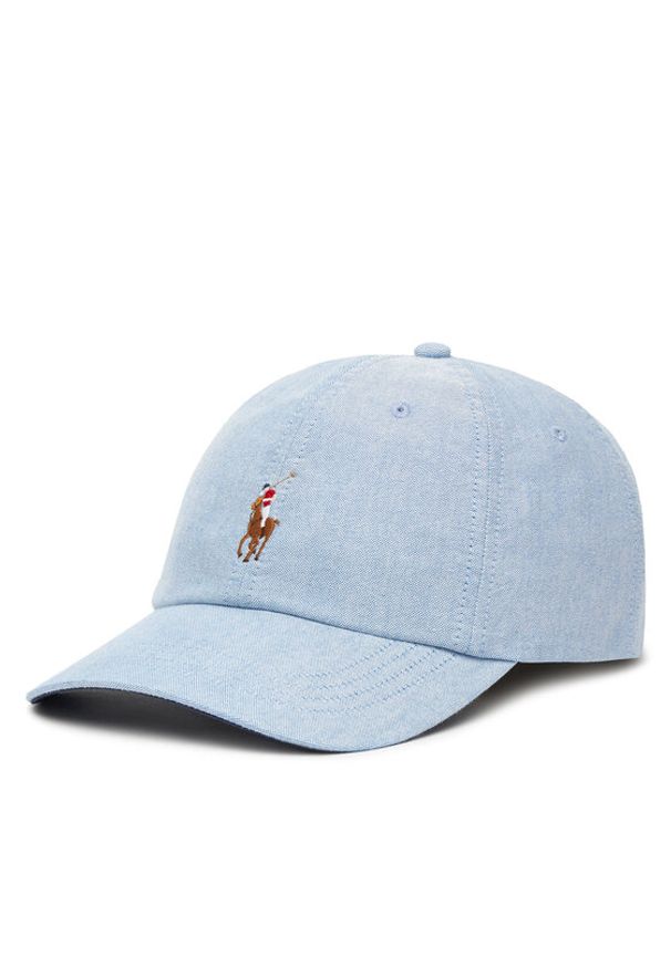 Polo Ralph Lauren Czapka z daszkiem 211977402001 Niebieski. Kolor: niebieski. Materiał: bawełna