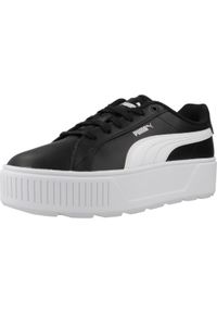 Buty do chodzenia dla dzieci Puma Karmen L JR. Zapięcie: sznurówki. Kolor: czarny. Materiał: skóra, materiał. Szerokość cholewki: normalna. Sport: turystyka piesza
