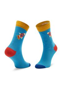 Happy-Socks - Happy Socks Skarpety Wysokie Dziecięce KISP02-2200 Kolorowy. Materiał: materiał. Wzór: kolorowy