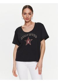 Pinko T-Shirt Moderno 100980 A0TJ Czarny Regular Fit. Kolor: czarny. Materiał: bawełna #1