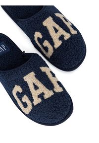 GAP - Gap Kapcie PLANO HOMESLIPPER M GP508015AM-NVOF Granatowy. Kolor: niebieski. Materiał: materiał #6