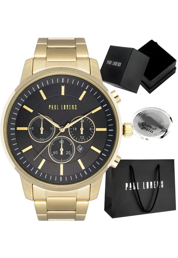 Zegarek męski Paul Lorens TORNAR-1D1 Z GRAWEREM