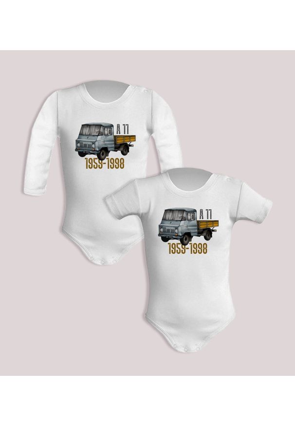 nikiniki - Żuk A11 — body (Rozmiar: 9M; Długość rękawa: krótki; Rodzaj nadruku: Żuk A11). Materiał: bawełna. Wzór: nadruk