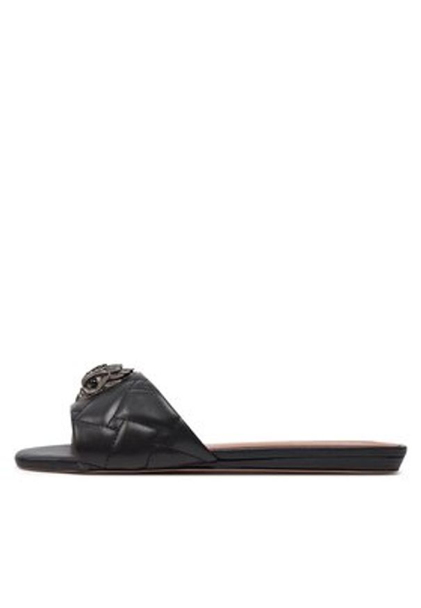 Kurt Geiger Klapki 816600109 Czarny. Kolor: czarny. Materiał: skóra
