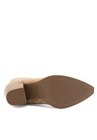 DeeZee Kowbojki MILLIE LS5637-07 Beżowy. Kolor: beżowy. Materiał: skóra #7