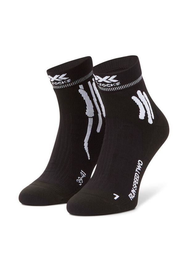 X-Socks Skarpety Wysokie Męskie Run Speed Two XSRS16S19U Czarny. Kolor: czarny. Materiał: materiał