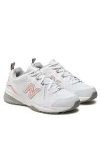 New Balance Buty na siłownię 608v5 WX608WP5 Biały. Kolor: biały. Materiał: skóra. Sport: fitness