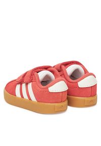 Adidas - adidas Sneakersy VL Court 3.0 Shoes JR2218 Czerwony. Kolor: czerwony. Materiał: zamsz, skóra #3