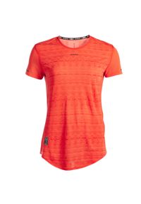 ARTENGO - Koszulka tenisowa damska Artengo Ultra Light 900. Kolor: różowy, wielokolorowy, pomarańczowy, czerwony. Materiał: poliester, poliamid, materiał. Sport: tenis