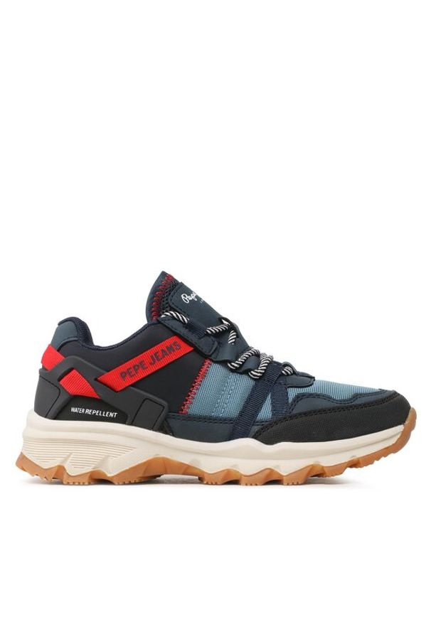Pepe Jeans Sneakersy PBS30531 Granatowy. Kolor: niebieski. Materiał: materiał