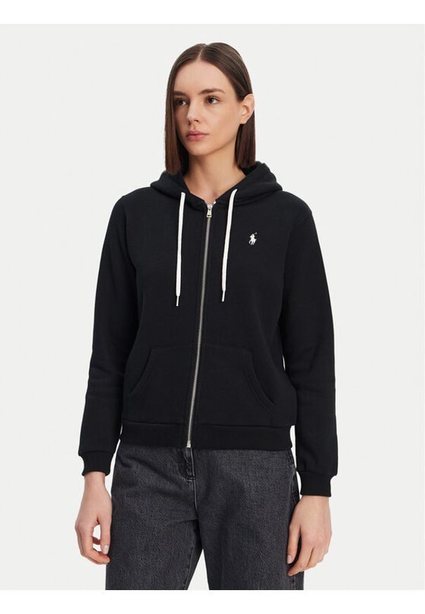 Polo Ralph Lauren Bluza 211943008003 Czarny Relaxed Fit. Typ kołnierza: polo. Kolor: czarny. Materiał: bawełna