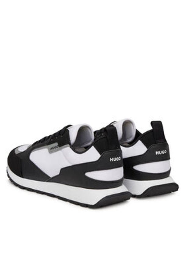 Hugo - HUGO Sneakersy Icelin 50536568 Szary. Kolor: szary. Materiał: skóra