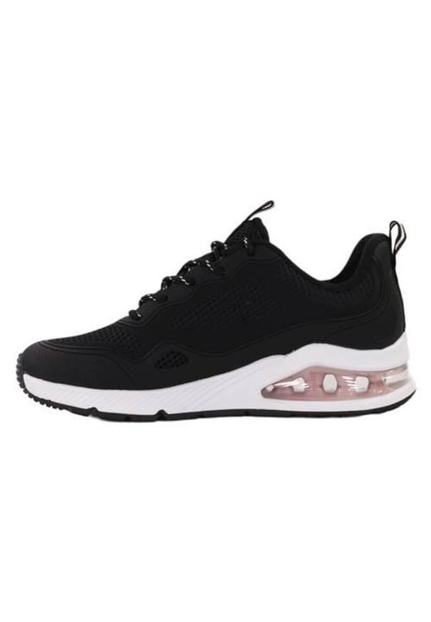 skechers - Buty do chodzenia damskie Skechers Uno 2. Zapięcie: sznurówki. Kolor: czarny. Materiał: materiał. Szerokość cholewki: normalna. Sport: turystyka piesza