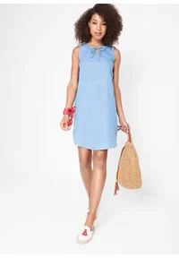 Sukienka dżinsowa bonprix jasnoniebieski. Kolor: niebieski #6