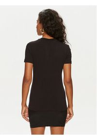 Versace Jeans Couture T-Shirt 76HAH6A8 Czarny Regular Fit. Kolor: czarny. Materiał: bawełna #3