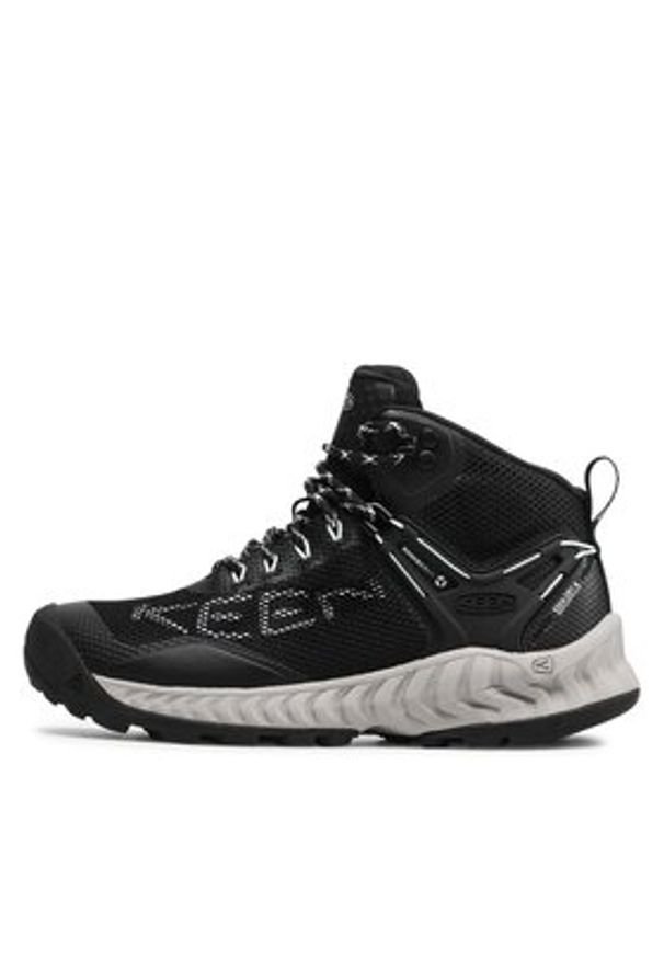 keen - Keen Trekkingi Nxis Evo Mid Wp 1025911 Czarny. Kolor: czarny. Materiał: materiał