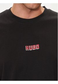 Hugo T-Shirt Diqitee 50519714 Czarny Relaxed Fit. Kolor: czarny. Materiał: bawełna