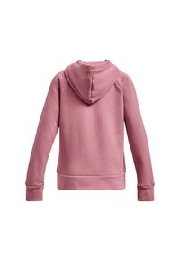 Bluza dresowa dziewczęca Under Armour UA Rival Fleece BL Hoodie - różowa. Kolor: różowy. Materiał: dresówka