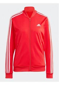 Adidas - adidas Dres Essentials 3-Stripes IJ8784 Czerwony Slim Fit. Kolor: czerwony. Materiał: syntetyk #8