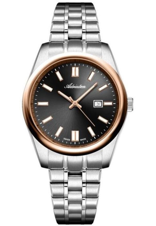 Zegarek damski Adriatica A3198.R1R6Q srebrny. Kolor: srebrny