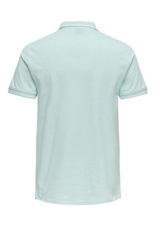 Only & Sons Polo Fletcher 22024827 Zielony Regular Fit. Typ kołnierza: polo. Kolor: zielony. Materiał: bawełna