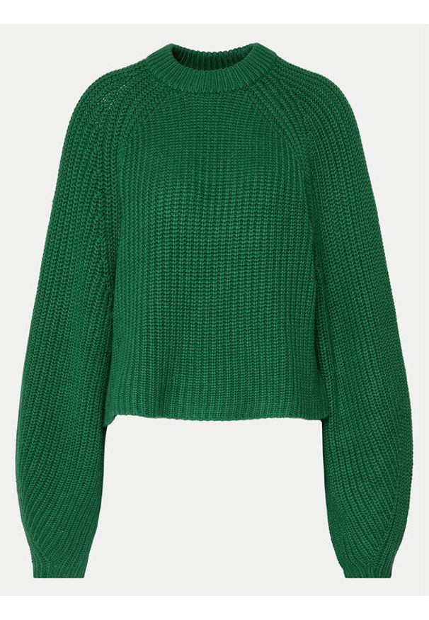 Edited Sweter Martje EDT6054002000002 Zielony Regular Fit. Kolor: zielony. Materiał: syntetyk