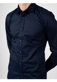 Antony Morato Koszula "Super Slim" | MMSL00375-FA450001 | Mężczyzna | Granatowy. Kolor: niebieski. Materiał: elastan, poliamid, bawełna #5