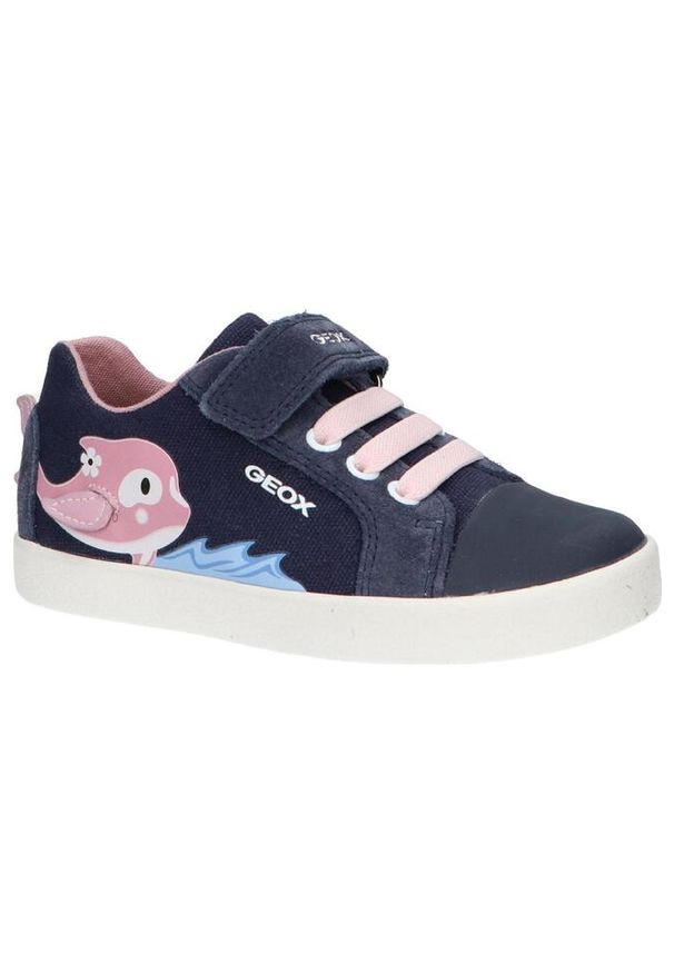 Tenisówki Geox Model B Kilwi Girl C Kolor Niebieski. Kolor: niebieski. Materiał: tkanina. Sport: turystyka piesza