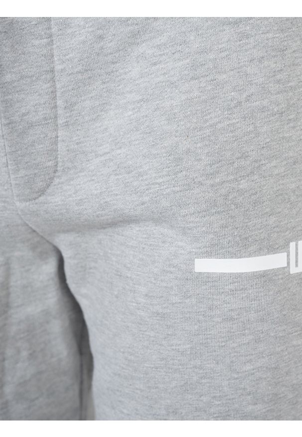 Les Hommes Spodnie "Jogging" | UHJ100-752U | Jogging | Mężczyzna | Szary. Kolor: szary. Materiał: bawełna, poliester. Wzór: nadruk