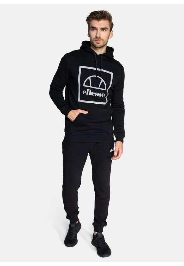 Bluza męska Ellesse Vega OH Hoodie (SHK12792-011). Kolor: czarny. Wzór: kolorowy. Sezon: lato. Styl: street