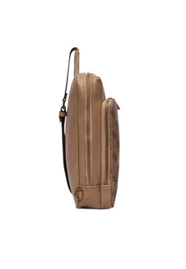 Guess Saszetka HMMICT P5426 Beżowy. Kolor: beżowy. Materiał: skóra