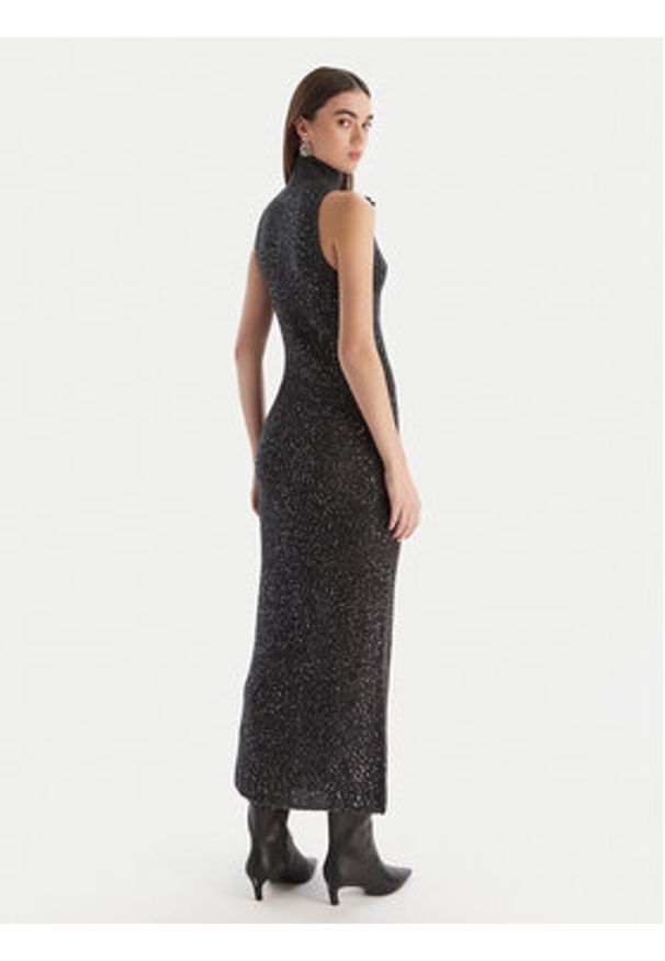 Marella Sukienka dzianinowa Ilsa 2523326072 Szary Slim Fit. Kolor: szary. Materiał: syntetyk