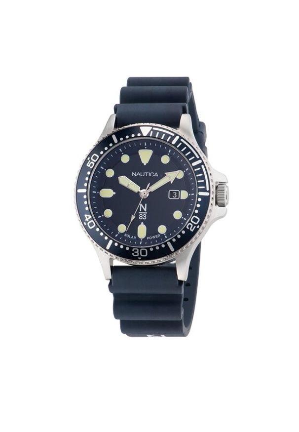 Nautica Zegarek NAPCBS304 Srebrny. Kolor: srebrny