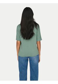 JDY T-Shirt Mila 15330819 Zielony Regular Fit. Kolor: zielony. Materiał: wiskoza