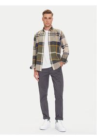 Barbour Koszula Dunoon MSH4980TN16 Zielony Regular Fit. Kolor: zielony. Materiał: bawełna #5