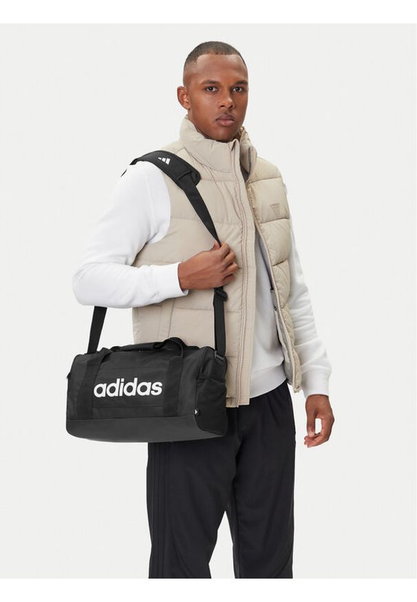 Adidas - adidas Torba Linear Extra Small JE8347 Czarny. Kolor: czarny. Materiał: materiał