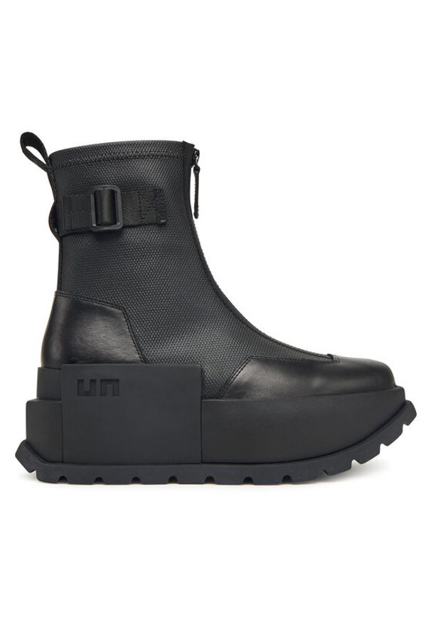 United Nude Botki Roko Bootie II 1077784954 Czarny. Kolor: czarny. Materiał: materiał