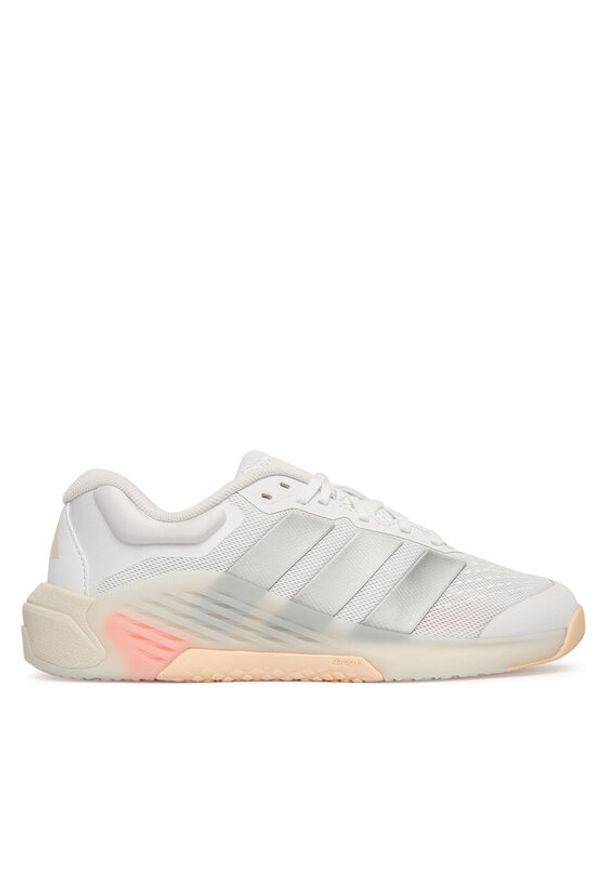 Adidas - adidas Buty na siłownię Dropset 4 Training JR4666 Biały. Kolor: biały. Materiał: materiał. Sport: fitness